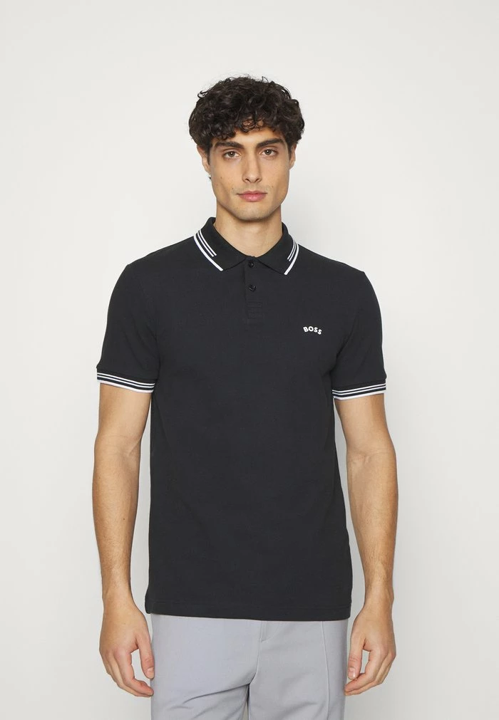 BOSS PAUL CURVED - Polo Shirt - Black 3 BOSS PAUL CURVED - Polo Shirt - Black