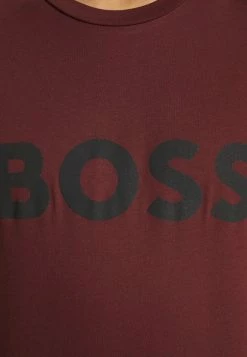 BOSS Thinking - Print T-shirt - Dark Red -BOSS Sales Store 1cc8b3765231465aa6918b55de8c5210