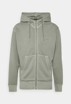 BOSS ZEFADE - Zip-up Sweatshirt - Medium Grey -BOSS Sales Store 1cdcd8c98f7d4ffea0098abd1e07eab4