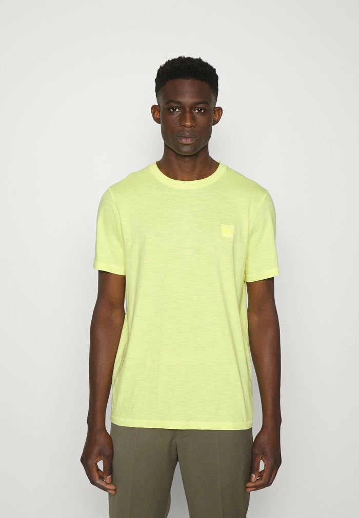BOSS TEGOOD - Basic T-shirt - Light/pastel Yellow 3 BOSS TEGOOD - Basic T-shirt - Light/pastel Yellow
