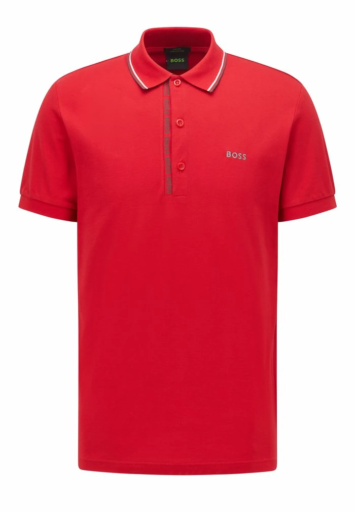 BOSS PAULE - Polo Shirt - Red 7 BOSS PAULE - Polo Shirt - Red - Image 5