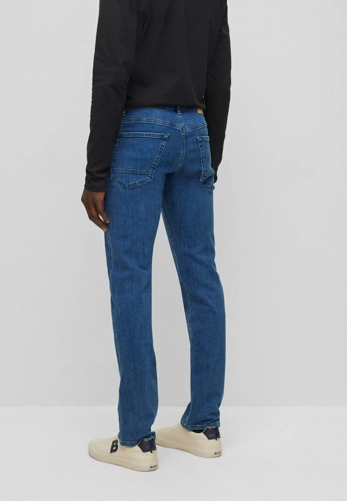 BOSS Straight Leg Jeans - Blue 5 BOSS Straight Leg Jeans - Blue - Image 3