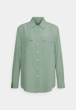 BOSS BIVENTI - Button-down Blouse - Light Pastel Green