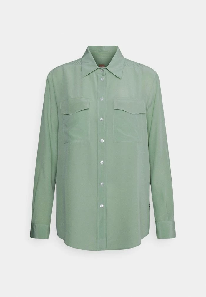 BOSS BIVENTI - Button-down Blouse - Light Pastel Green 3 BOSS BIVENTI - Button-down Blouse - Light Pastel Green