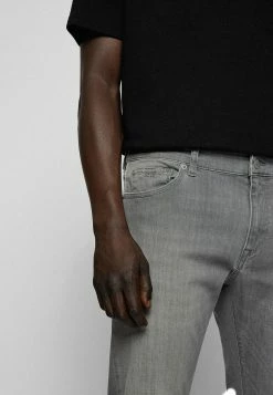 BOSS MAINE - Straight Leg Jeans - Grey -BOSS Sales Store 214de2d7c8ae4c45b62e913d67b4c732