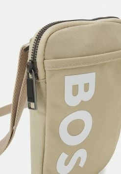 BOSS CATCH PHONE POUCH UNISEX - Across Body Bag - Light Beige -BOSS Sales Store 229a7180b01841b295a7962494a8f735