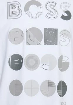 BOSS TEE - Print T-shirt - White -BOSS Sales Store 232d982666ab48c28c6b2b42189eb4b2