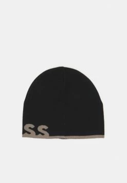 BOSS ACRO BEANIE UNISEX - Beanie - Black -BOSS Sales Store 24aa04649e084ca49b271c960283d479