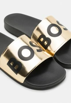 BOSS BAY IT UNISEX - Mules - Gold -BOSS Sales Store 24be5da4d87b4d79b3a155c9ac142c38