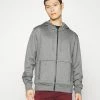 BOSS SEEGER - Zip-up Sweatshirt - Open Grey