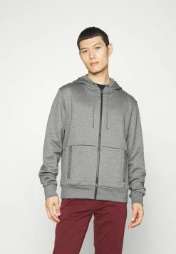 BOSS SEEGER - Zip-up Sweatshirt - Open Grey