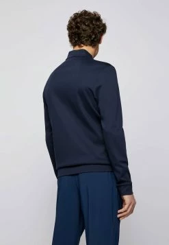 BOSS SKILES 43 - Zip-up Sweatshirt - Dark Blue -BOSS Sales Store 255937fcdc1846cc9237a7e3411b9008