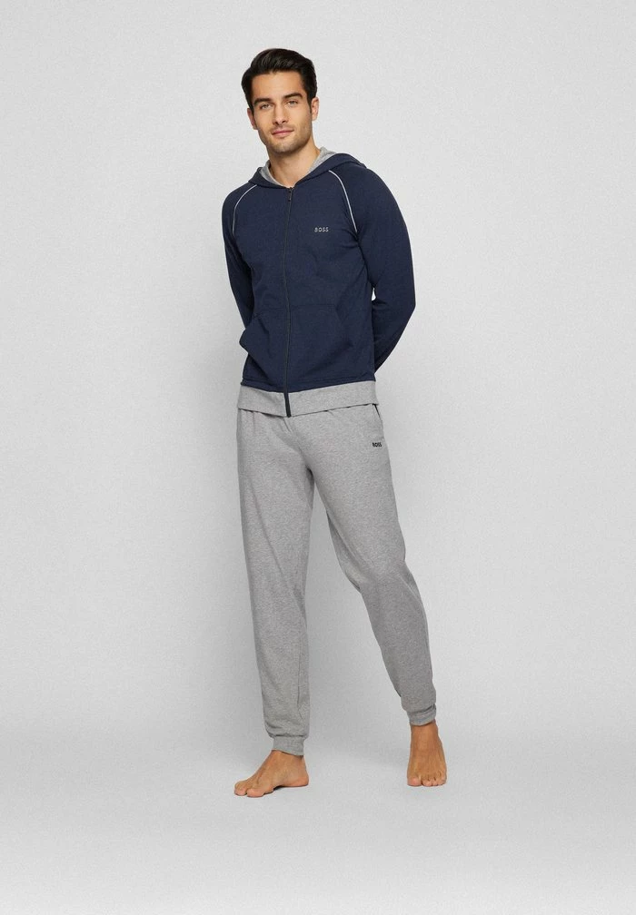 BOSS Zip-up Sweatshirt - Dark Blue 4 BOSS Zip-up Sweatshirt - Dark Blue - Image 2