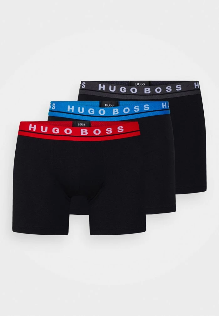 BOSS BOXER BRIEF 3 PACK - Pants - Black 3 BOSS BOXER BRIEF 3 PACK - Pants - Black