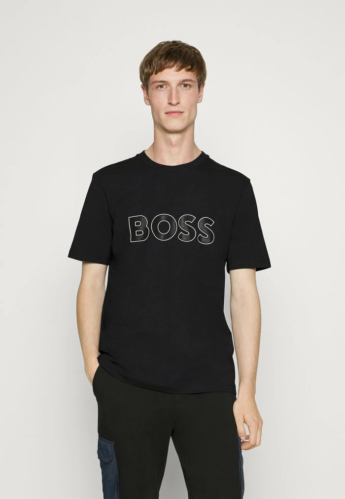 BOSS TEE - Print T-shirt - Black 3 BOSS TEE - Print T-shirt - Black