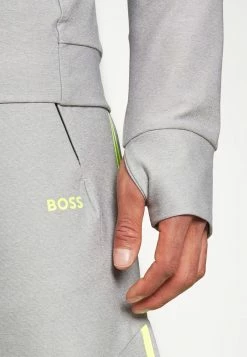 BOSS SICON GYM - Zip-up Sweatshirt - Light/pastel Grey -BOSS Sales Store 27e236bdde0f4026ba070aca2a46eaa4