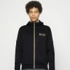 BOSS SAGGY - Zip-up Sweatshirt - Black/gold -BOSS Sales Store 291f9ad4cea34771984ca5022f9ca0a1