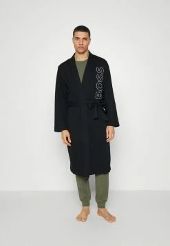 BOSS IDENTITY KIMONO - Dressing Gown - Black -BOSS Sales Store 2999ca23ba154d88bfa31e56d8c9efdd