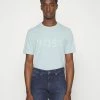 BOSS TIBURT - Print T-shirt - Light-pastel Blue