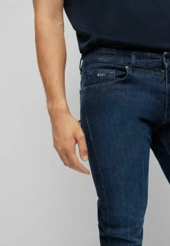 BOSS Straight Leg Jeans - Dark Blue Eighteen -BOSS Sales Store 29d30dbf84cc486aa576eb9fe2af6f78