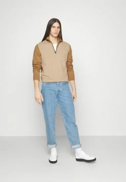 BOSS Jumper - Medium Beige -BOSS Sales Store 2a95d6b6b3b04f2fb0ee19a439f2a0e4