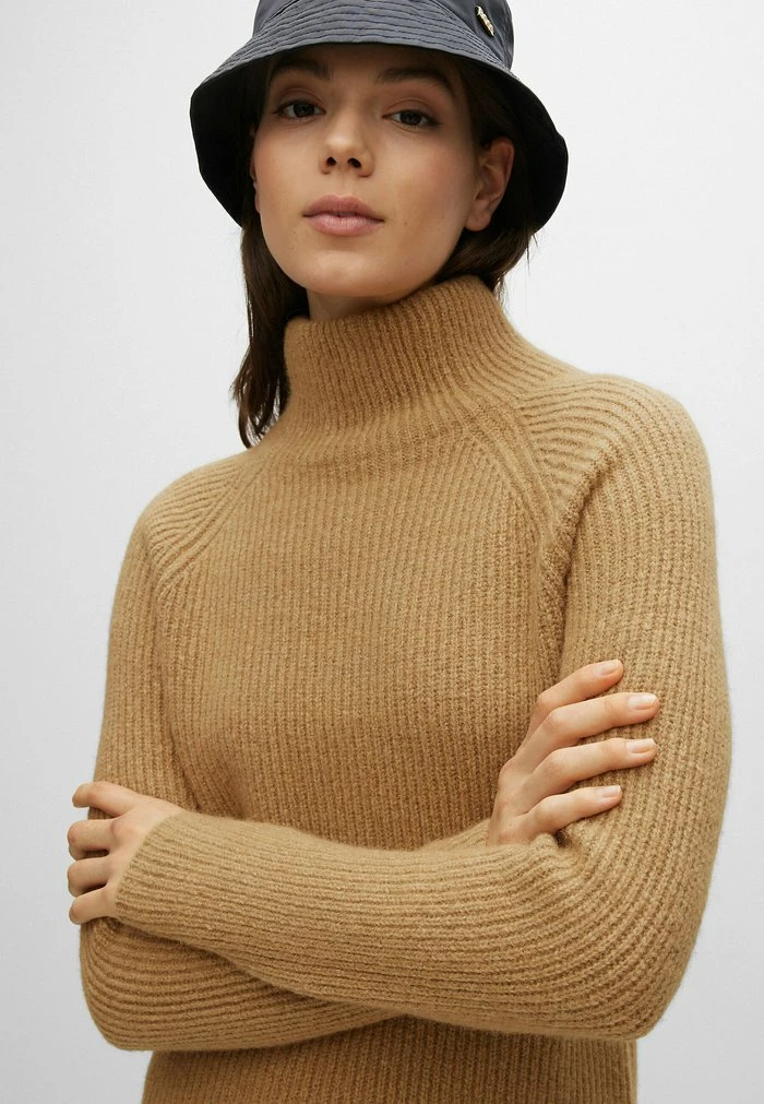 BOSS FALODAN - Jumper - Beige 6 BOSS FALODAN - Jumper - Beige - Image 4