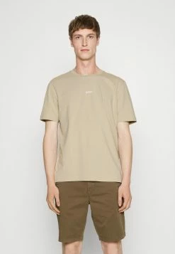 BOSS TCHUP - Basic T-shirt - Light Beige