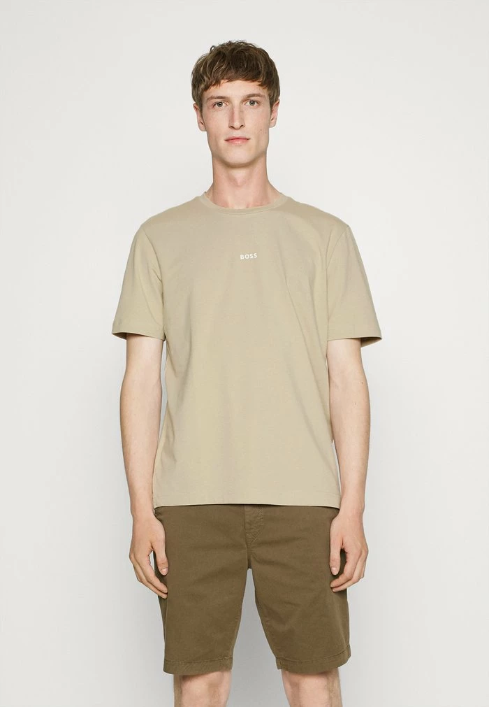 BOSS TCHUP - Basic T-shirt - Light Beige 3 BOSS TCHUP - Basic T-shirt - Light Beige