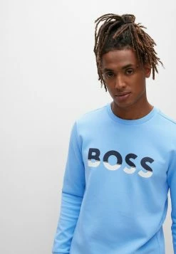 BOSS SALBO - Sweatshirt - Blue Nineteen -BOSS Sales Store 2e246de6eb6843d39478133e17f6b406