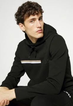 BOSS SEEGER - Sweatshirt - Black -BOSS Sales Store 2f4bd811cb05433fb2976460e0ff85b3