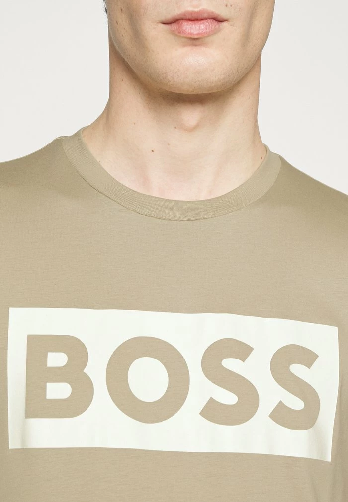 BOSS TIBURT - Print T-shirt - Light Beige 8 BOSS TIBURT - Print T-shirt - Light Beige - Image 6
