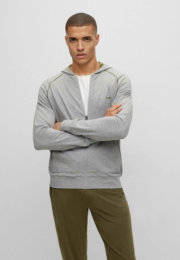 BOSS Zip-up Sweatshirt - Grey Six 3 BOSS Zip-up Sweatshirt - Grey Six