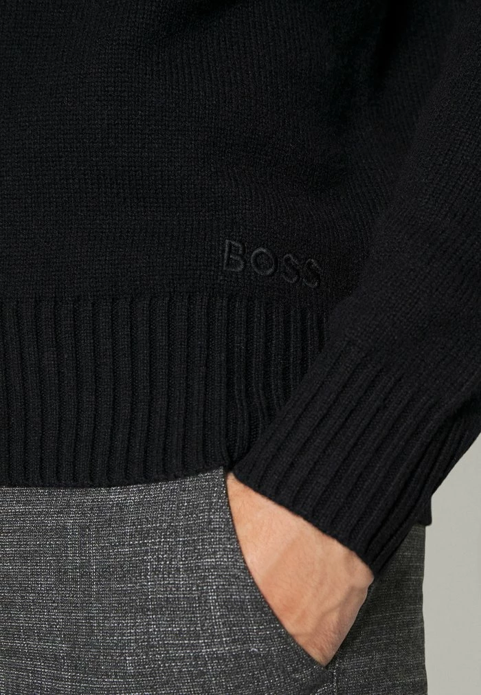BOSS KRUY - Jumper - Black 8 BOSS KRUY - Jumper - Black - Image 6