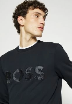 BOSS STADLER - Sweatshirt - Dark Blue -BOSS Sales Store 30f3812eb627434a9c9e1d1cec0a0762