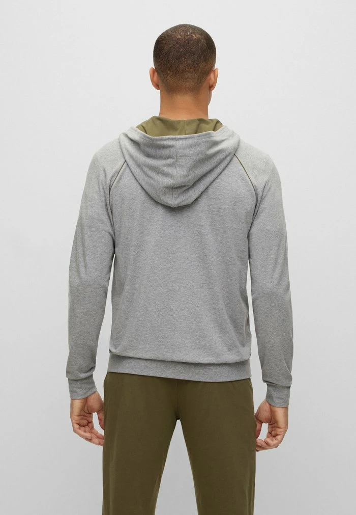 BOSS Zip-up Sweatshirt - Grey Six 5 BOSS Zip-up Sweatshirt - Grey Six - Image 3