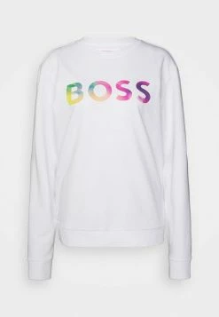 BOSS EQUAL - Sweatshirt - White -BOSS Sales Store 32b7187f162644aeae43941f5dbbb87f
