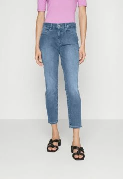 BOSS CROP - Slim Fit Jeans - Bright Blue