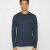 BOSS TOKKSLONG - Long Sleeved Top - Dark Blue