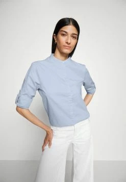 BOSS BEFELIZE - Button-down Blouse - Light Pastel Blue -BOSS Sales Store 345f7252e9814543b41b178484a5b0e7