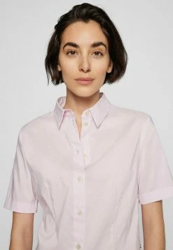 BOSS BASHINEA - Button-down Blouse - Light Pink -BOSS Sales Store 34f0fc79ec8a45e18b9aa6896f1fd509