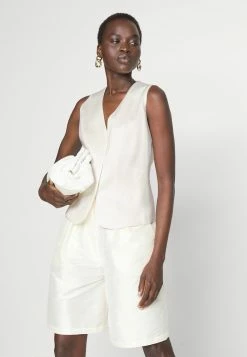 BOSS JEVESTA - Waistcoat - Open White -BOSS Sales Store 354711617ff64619904e9e08f0585bc1