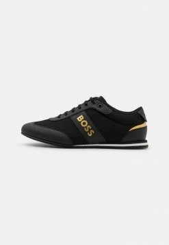 BOSS RUSHAM - Trainers - Black/gold