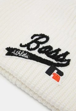 BOSS X RUSSELL ATHLETIC ZOGGIE - Beanie - Open White -BOSS Sales Store 357dd5717f1d44bca9c7b4d2a8c9d276