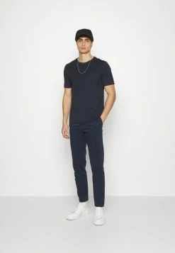 BOSS THOMPSON - Basic T-shirt - Dark Blue -BOSS Sales Store 3580c0e22edd4e1994e7ed873052b911