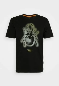 BOSS TEECOME - Print T-shirt - Black -BOSS Sales Store 37fe4f7b685049a8b4363c3af9ab423c