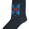 BOSS 2 PACK ARGYLE - Socks - Dark Blue One