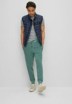 BOSS TIBURT - Print T-shirt - Silver