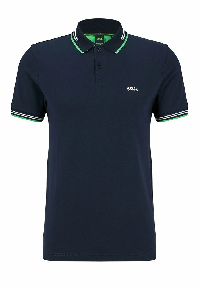 BOSS PAUL CURVED - Polo Shirt - Dark Blue Six 7 BOSS PAUL CURVED - Polo Shirt - Dark Blue Six - Image 5