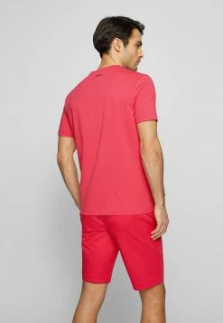 BOSS Print T-shirt - Pink Thirteen -BOSS Sales Store 38f87afa4ffd4271a79d364abd402faf