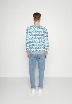 BOSS WALLOVER - Sweatshirt - Silver -BOSS Sales Store 391a919d3e7d45698e7c2012e6df3afc